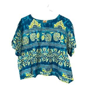Womens Boho Bohemian Blouse Shirt Top Cottage Indie Fairy Festival Hippie OS